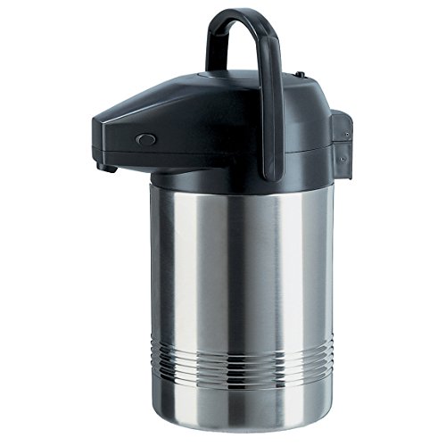 Emsa President Dispensador De Café, Acero Inoxidable, Plateado/Negro, 2 L, 1 Unidad