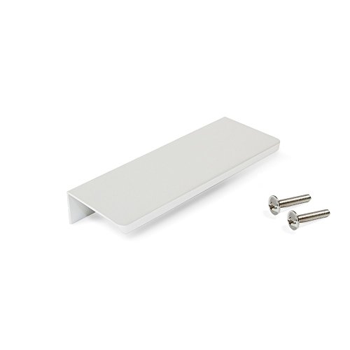 Emuca 9166062 Tirador para mueble, 45mm, Aluminio, Anodizado mate, Lote de 25
