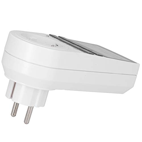 Enchufe de temporizador, temporizador de salida digital de alta precisión de 10 A, programable para electrodomésticos de cocina, ventilador de lámpara, cargadores de teléfono(#1)