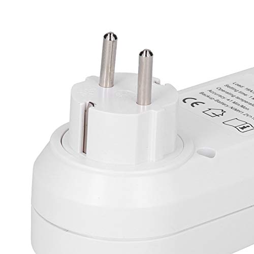 Enchufe de temporizador, temporizador de salida digital de alta precisión de 10 A, programable para electrodomésticos de cocina, ventilador de lámpara, cargadores de teléfono(#1)