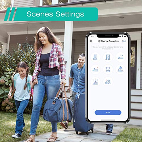 Enchufe inteligente con Wi-Fi, 16A 3680W, Compatible con Alexa y Google Assistant, con Aplicación de Control Remoto para iOS y Android, Wi-Fi Smart Plug, Paquete de 2.