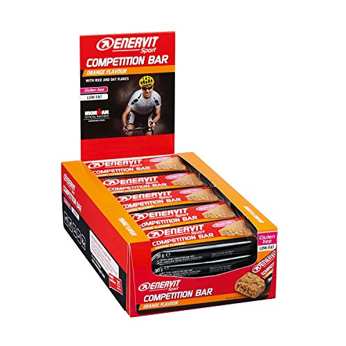 Enervit Competition Bar – Sabor: albaricoque – 25 barritas de 30 g