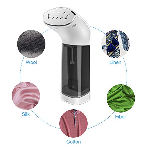 Enibon Plancha de Vapor, Plancha Vertical Vapor Uso Doble Calentamiento 30s, Plancha Ropa Vapor de 110 ml, Plancha Vapor Portátil 800W para Uso Doméstico y Viaje