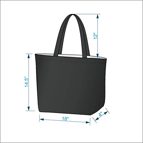 Eono bolsa grande la lona de algodón de comestibles bolsas reutilizables eco-friendly bolsa de la compra para las mujeres - impreso - me abraza porcupine