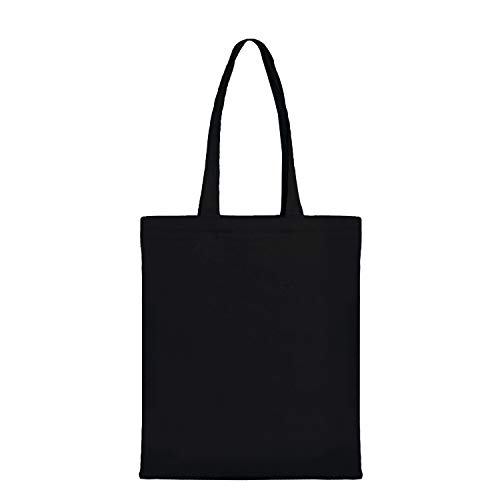 Eono Bolsas de primera calidad para mujer, Bolsas de la compra Reutilizables, Bolsas de lona 100% algodón con cremallera, Regalo Tote Bag, Bolsa de Playa, Bolsa de Hombro, Bolsa de Libros | 0602H04