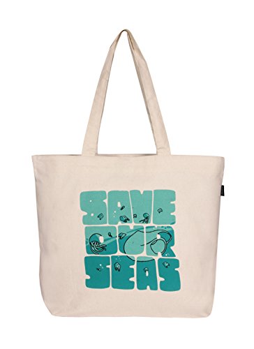 Eono Bolsos Grande Tote Para Mujer, Bolsas de la compra Reutilizables, Bolsas de lona 100% algodón con cremallera, Algono Bolsas de Supermercado, Regalo Tote Bag, Bolsa de Playa | 0201F01