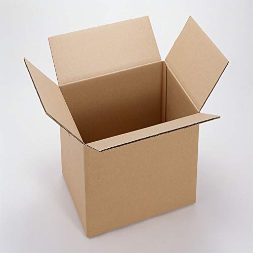 Eono by Amazon Cajas de cartón para mudanzas, almacenaje o envíos 12,7 x 12,7 x 12,7 cm paquete de 25