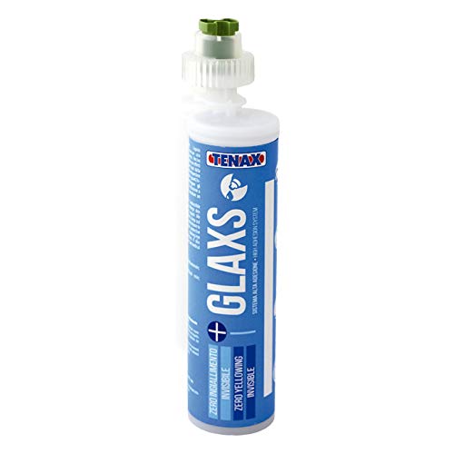 Epoxi Glaxs Fast: Adhesivo epoxi bicomponente en cartucho (PACK 2 Cartuchos + 4 mixers)