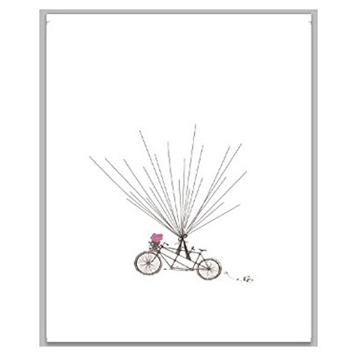 EQLEF Árbol de la Huella Digital de la Boda, Creativo DIY Fingerprint Wedding Guest Signature Book Pintura de la Lona Decoración de la Boda Suministros de la Boda del Partido (Tipo 2)
