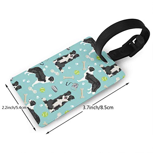 Equipaje Accesorios Accesorios de Viaje Etiquetas para Equipaje Galaxy Wolf Network Luggage Tag Travel ID Identifier Labels Set For Bags Baggage PVC Size 3.7 X 2.2 Inches