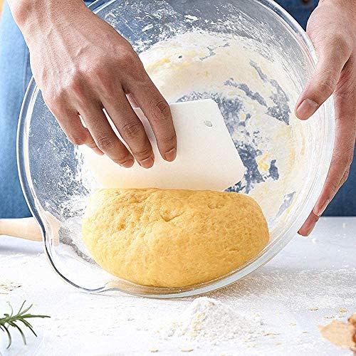 Erasky Juego de Cuchilla de Pan y Batidor de Masa Danesa-Cuchilla de Pan con 5 Cuchillas Reemplazables, Rasqueta Panadero, Cepillo de Pastelería de Silicona para Pan Casero Artesanal