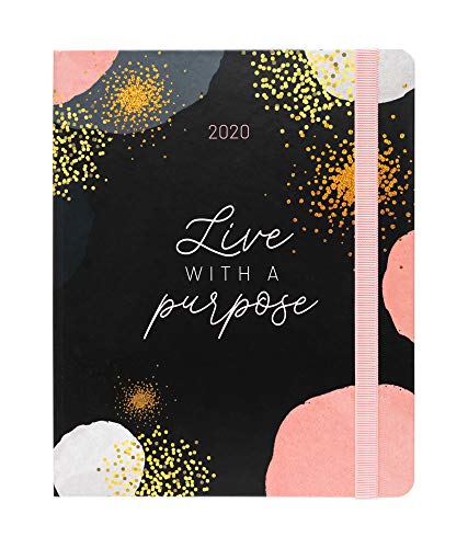 Erik ASVP1902 - Agenda 2020 semana vista Glitter, 17 meses
