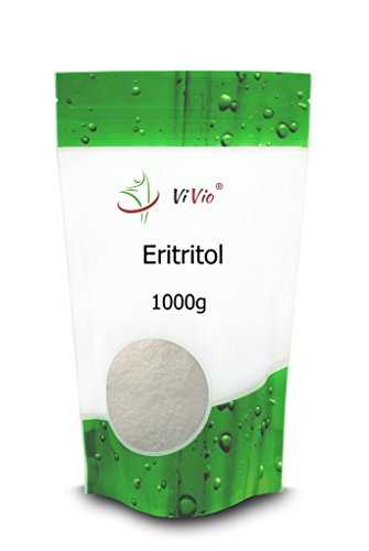 Eritritol Vivio. Edulcorante 100% Natural y Bajo en Calorías. Pack Ahorro de 1 kg.