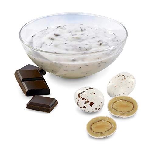 Ernesto Brusa Peladillas de Almendra Cubiertas de Chocolate Blanco con Sabor stracciatella - 155 gr