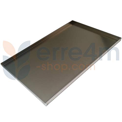 Erre4m - Bandeja de horno 60 x 40 x 2 cm cm. De aluminio profesional.