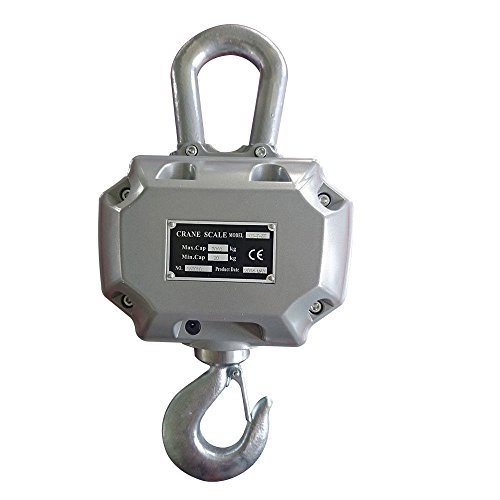 Escala de grúa balanza de grúa LED báscula electrónica para grúa capacidad de 3000 kg con Gancho, control remoto