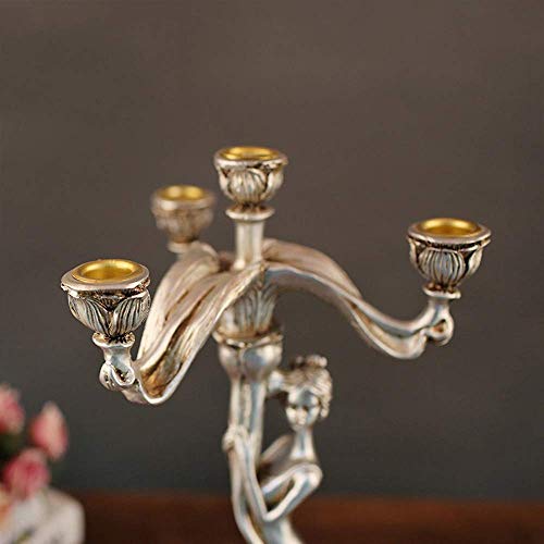 Escultura LONGWDS Muebles for el hogar/Regalos prácticos de Boda/los titulares de Velas artesanales Heladera for vinos/casa decoración Elegante y Hermosa Adornos