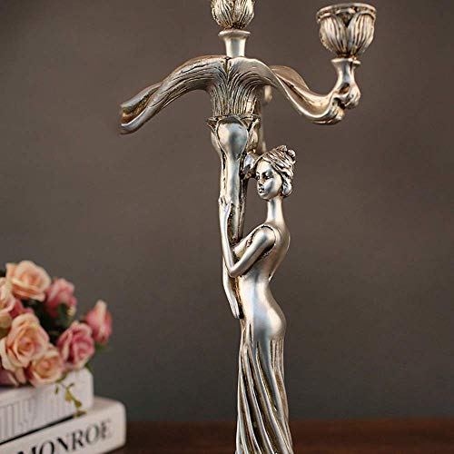 Escultura LONGWDS Muebles for el hogar/Regalos prácticos de Boda/los titulares de Velas artesanales Heladera for vinos/casa decoración Elegante y Hermosa Adornos