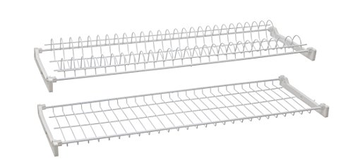 Escurreplatos metalplast acero plasticato cm.76 x 37 H.27 [Metaplast]