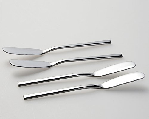 Esparcidor de cuchillos de mantequilla IMEEA de acero inoxidable para helado y queso, tarta, hogar, cocina, desayuno