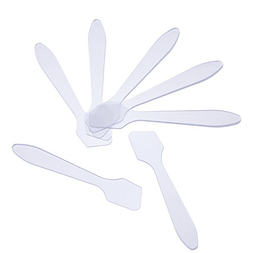 Espátula de Máscara Facial Desechable Cucharas para Comésticas de Crema, 100 Paquetes