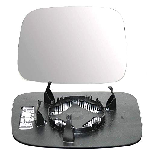 Espejo retrovisor exterior de cristal de repuesto calefactable convexo asférico derecho compatible con Caddy 2004 – 2010 OEM 7E1857522A