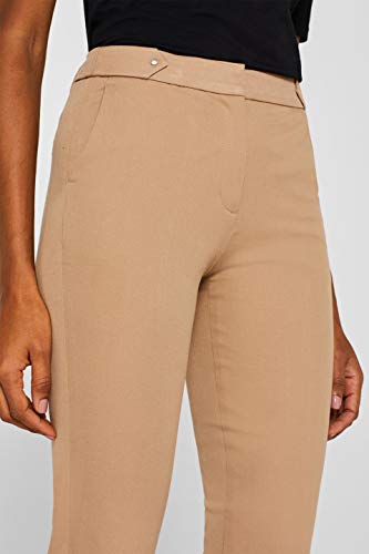 Esprit 099eo1b006 Pantalones, Marrón (Camel 230), 34 (Talla del Fabricante: 32) para Mujer