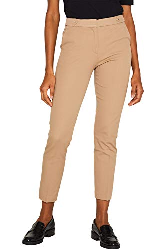 Esprit 099eo1b006 Pantalones, Marrón (Camel 230), 34 (Talla del Fabricante: 32) para Mujer