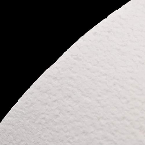 Espuma de poliestireno para decoración de tartas o pasteles, para decoración de tartas o tartas falsas, para ventanas de boda, decoración y manualidades, 10,1 cm, espuma, blanco, 6 pulgadas
