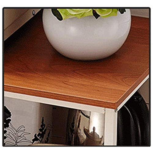 Estante LIZANAN Flower Stand Cocina Microondas Estante, Planta Permanente de la carretilla de 3 niveles de almacenamiento en rack de especias parrilla del horno Arroz Cocinas Estante, 84 × 46 × 89, Cm