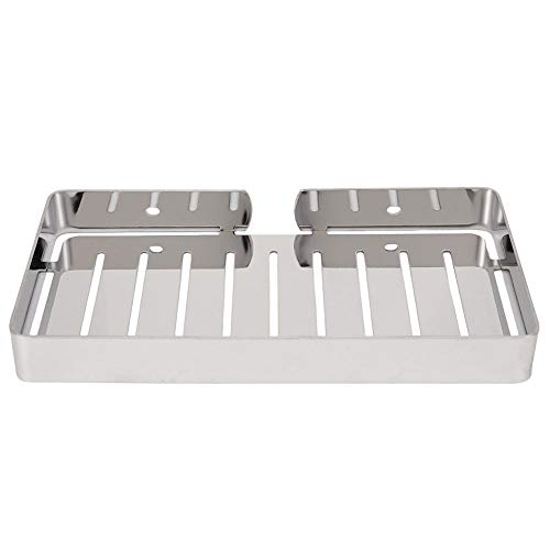 Estante para Baño, Soporte de Pared de Acero Inoxidable, Estante de Drenaje, Estante, Cesta Combinada de Organizador para Baño, Jabón de Champú para Cocina (Silver)