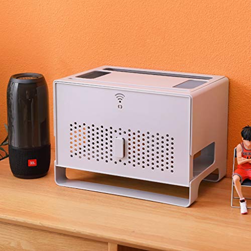 Estantes de pared Nuevo!Router Wifi Caja de almacenamiento / organizador del cable / Tablet soporte for teléfono 3 en 1 multi-función de almacenamiento de taquilla Organizador decoración del dormitori