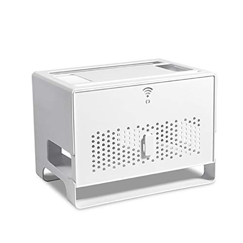 Estantes de pared Nuevo!Router Wifi Caja de almacenamiento / organizador del cable / Tablet soporte for teléfono 3 en 1 multi-función de almacenamiento de taquilla Organizador decoración del dormitori