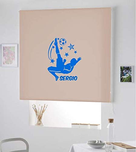 ESTORES ENROLLABLES PARA COCINA - PRECIOSOS ESTORES PARA COCINAS PARA PONER NOMBRE- LA COCINA DE RAMON¡ PON TU NOMBRE- ESTORES TRANSLUCIDOS PARA COCINA MODERNOS (MARRON COCHOLATE, 160X175)