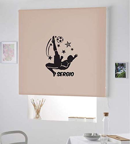 ESTORES ENROLLABLES PARA COCINA - PRECIOSOS ESTORES PARA COCINAS PARA PONER NOMBRE- LA COCINA DE RAMON¡ PON TU NOMBRE- ESTORES TRANSLUCIDOS PARA COCINA MODERNOS (MARRON COCHOLATE, 160X175)