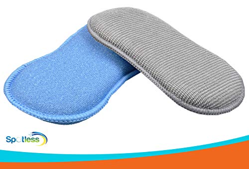 Estropajo Estropajo de cocina de doble cara esponjas de microfibra antibacteriano sin olor Dish Scrubber Cepillo, ideal para antiadherente sartenes ollas, pack de 6
