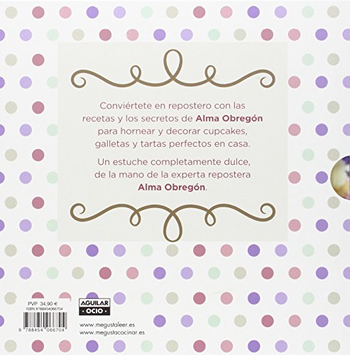Estuche de Alma Obregón con: Cupcake perfecto | Cupckae perfecto 2 | Galleta perfecta | Tarta perfecta: Todos los trucos de Alma Obregón para hornear ... galletas y tartas perfectas (Gastronomía)