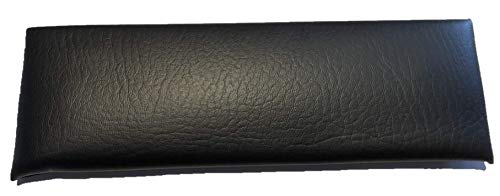 Estuche de piel sintética (marrón), estuche para la escuela, portalápices, almacenamiento, gafas de sol, gafas de lectura, bolsa de maquillaje, piel sintética, utensilios médicos