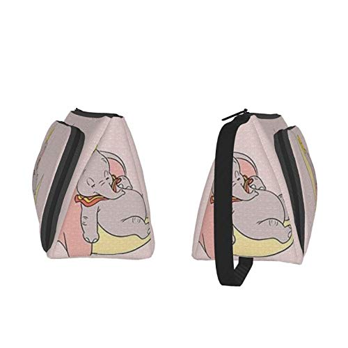 Estuche para lápices de gran capacidad, Dumbo con la luna, bolsa de bolígrafo multi-ranura, organizador de suministros de almacenamiento para estudiantes