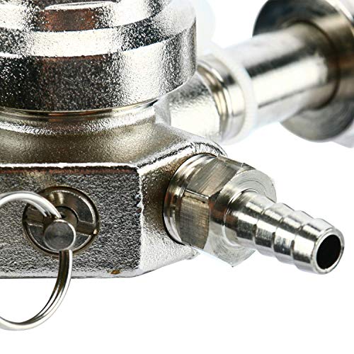 ETE ETMATE Regulador de CO2 de Doble Calibre para Cerveza de Barril Homebrew Kegerator W21.8
