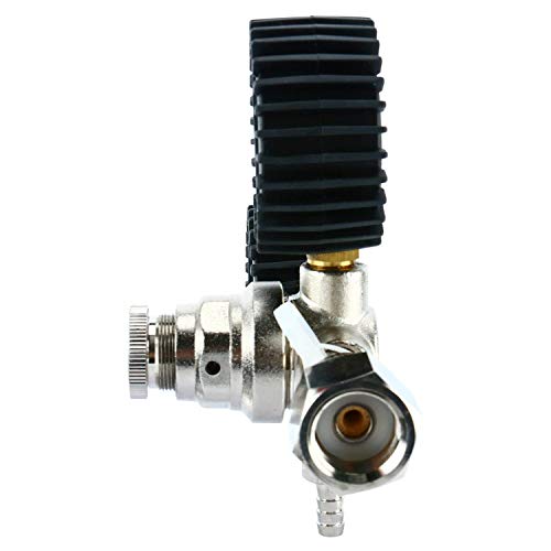 ETE ETMATE Regulador de CO2 de Doble Calibre para Cerveza de Barril Homebrew Kegerator W21.8