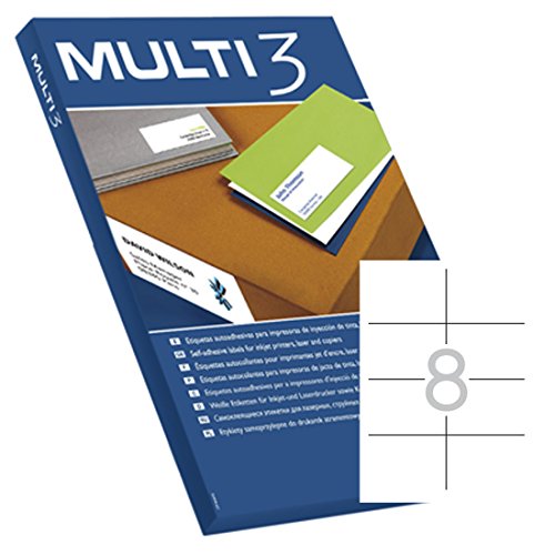 Etiquetas ADHESIVASMULTI3105 X 74MMCIEN HOJASAPLI