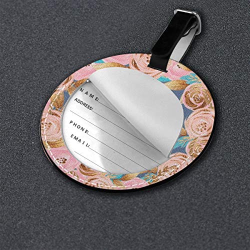 Etiquetas para Equipaje Bolso ID Tag Viaje Bolso De La Maleta Identifier Las Etiquetas Maletas Viaje Luggage ID Tag para Maletas Equipaje Letra M Guirnalda Floral Palabra 6