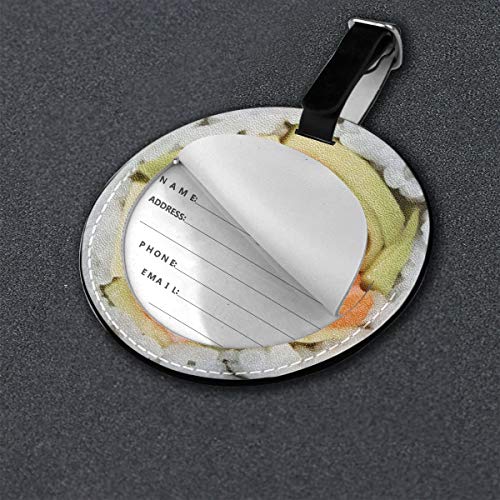 Etiquetas para Equipaje Bolso ID Tag Viaje Bolso De La Maleta Identifier Las Etiquetas Maletas Viaje Luggage ID Tag para Maletas Equipaje Rollo de Sushi de salmón japonés Makizushi