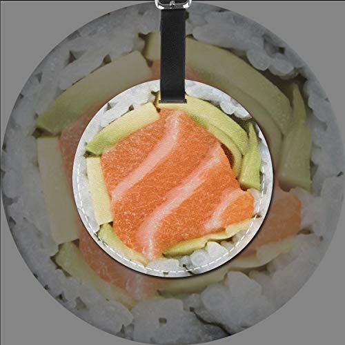 Etiquetas para Equipaje Bolso ID Tag Viaje Bolso De La Maleta Identifier Las Etiquetas Maletas Viaje Luggage ID Tag para Maletas Equipaje Rollo de Sushi de salmón japonés Makizushi