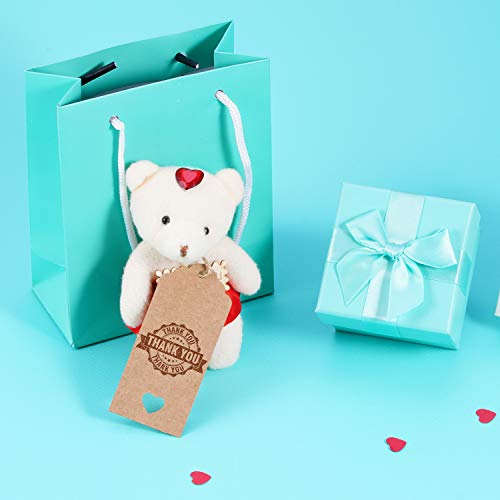 Etiquetas Regalo, EKKONG 200 Etiquetas de Regalo 9cm x 4cm con cuerda 60M - para bodas, cumpleaños y Navidad