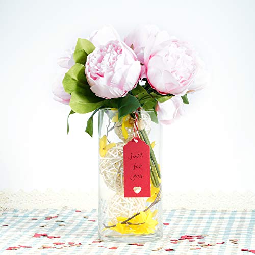 Etiquetas Regalo, EKKONG 200 Etiquetas de Regalo 9cm x 4cm con cuerda 60M - para bodas, cumpleaños y Navidad