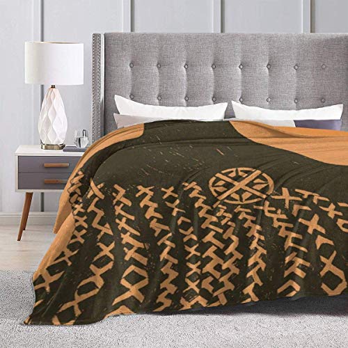 Etryrt Manta, Luxury Velvety Plush Micro-Velour Ultra-Soft Blanket Afriacn Black Woman Lightweight All-Season Anti-Static for Fleece Throw Sofa Couch Bed 80"x60"