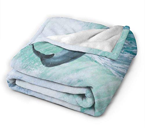 Etryrt Manta, Luxury Velvety Plush Micro-Velour Ultra-Soft Blanket Beautiful Landscapes Lightweight All-Season Anti-Static for Fleece Throw Sofa Couch Bed 80"x60"
