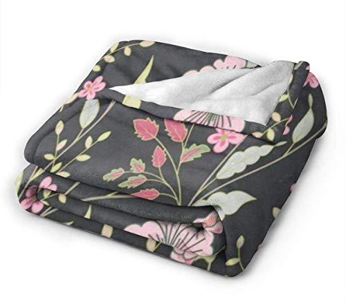 Etryrt Manta, Throw Blanket Ultra Soft Nature Daisy Flowers (2) Lightweight All-Season Anti-Static for Fleece Throw Sofa Couch Bed 60"x50"
